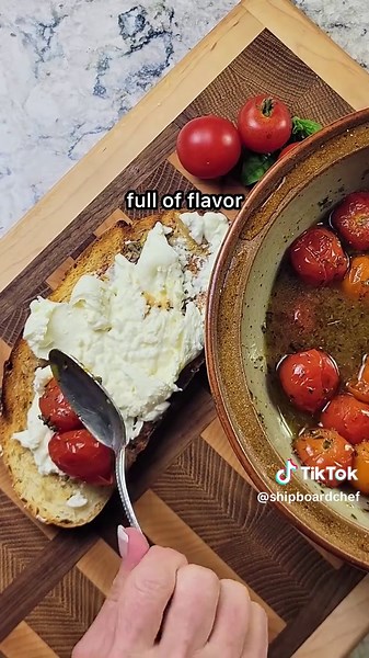 Delicious Tomato Confit Bruschetta Recipe