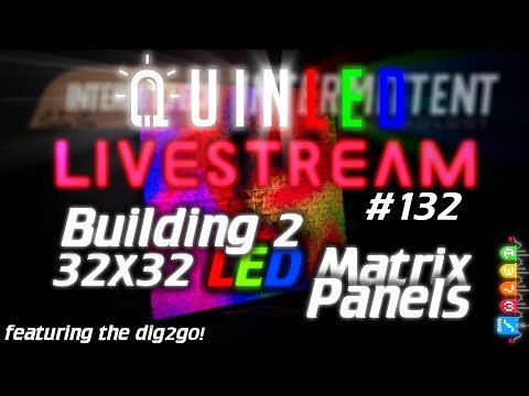 Intermit.Tech #132 - Building 2 32x32 Matrix LED panels