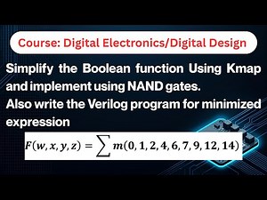 Simplify the Boolean function using K map