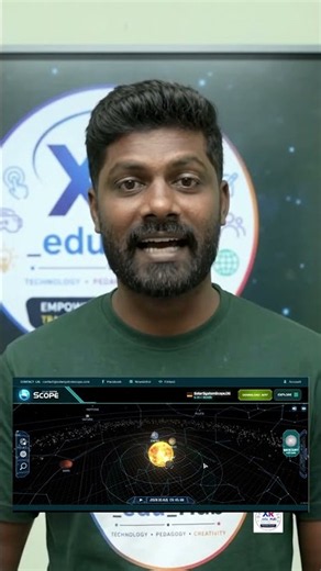 Day 7/30 🚀 Smart Board-ல் Solar System Explore! | Solar System Scope