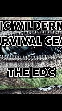 Basic Wilderness Survival Gear - Woods EDC 