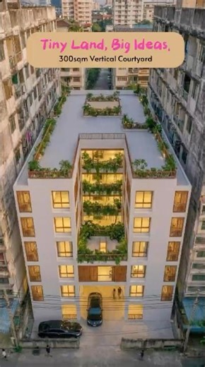 300sqm Vertical Courtyard: The Future of High-Density Tropical Living