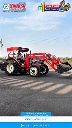 Mahindra Tractor Loader || JCB Excavator #jcb #tractor #excavator #farming