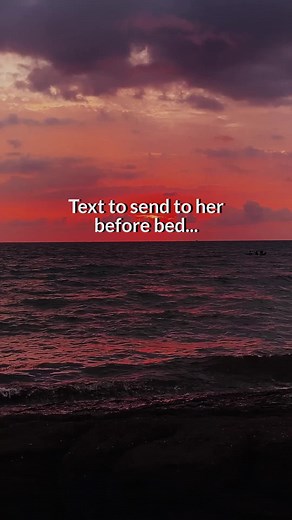 A sweet little text for her