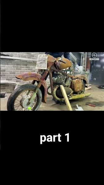 part 1 of Full Restoration JAWA Motorcycle 1960s - Vintage