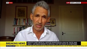 99K views · 200 reactions | Professor Tim Spector, who is conducting a study into the range of symptoms caused by #COVID19, says his data shows that loss of smell and taste is "much more common than people think" - about as common as experiencing a fever. To read more about anosmia, click here: https://trib.al/clJ4X9e | Sky News | Facebook