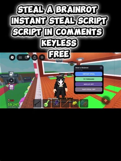 [NEW🎅🎄 ] STEAL A BRAINROT INSTANT STEAL SCRIPT | KEYLESS | FREE!