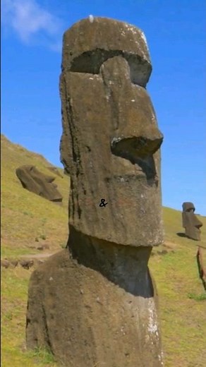 Mystery Of Easter Island 🏝️ Moai Emoji #science #sciencefacts