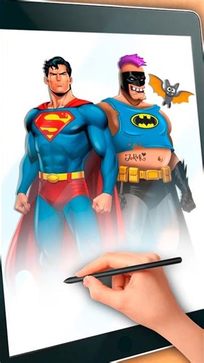 Batman & Superman as BASKETBALL PLAYERS 🏀🔥