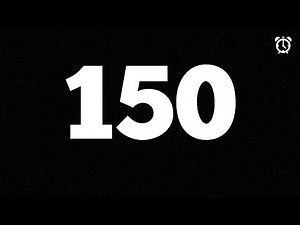 150 Second Countdown Timer (4K) | 2 Minute 30 Seconds Timer | How To | AJ AND DJ PRODUCTIONS