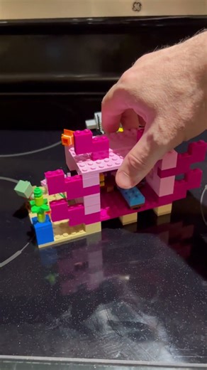 LEGO Minecraft: The Axolotl House #lego #minecraft #axolotl