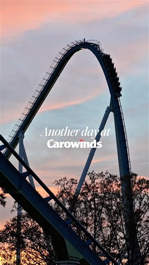 Another day at Carowinds. 🎢✨What is your favorite Carowinds attraction? #carowinds #sixflags