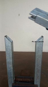 The setronge trick in thin square tube metalworking. #welding #welder #metalwork #joining #fyp #fabrication | Cele Welder