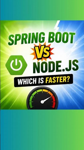 Spring Boot vs Node.js ⚡ Which is FASTER?