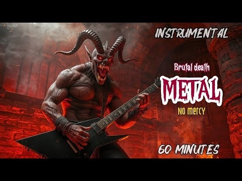 1 HOUR OF BRUTAL DEATH METAL INSTRUMENTAL — EXTREME FAST & NO MERCY MUSIC FOR TRUE METALHEADS