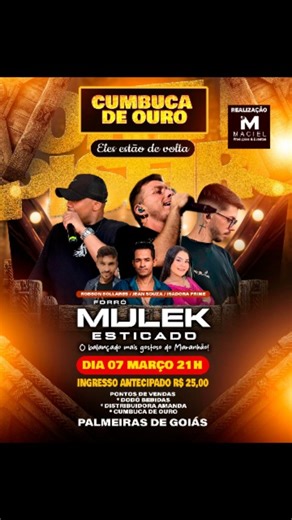 Macielproduções on Instagram: "Mais um mega show com a banda Forró Muleke esticado diretamente do Maranhão pra vcs"