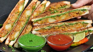 47K views · 915 reactions | सबसे आसान और झटपट 5 Min में बनने वाली क्रिस्पी आलू टोस्ट सैंडविच बच्चों के टिफ़िन के लिए | | Kanak's Kitchen | Facebook