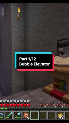 Elevator Part1/11 More coming out soon!#minecraft #elevatorbuilt #fyp #redstonebuilds