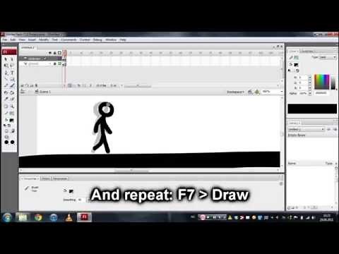 Flash Stick Figure Tutorial 1: Make em move