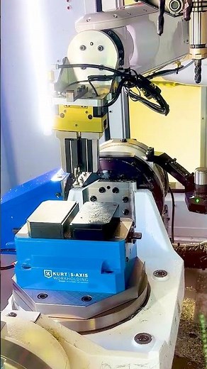Kurt Workholding Air Vise Preview #manufacturing #automation #cnc