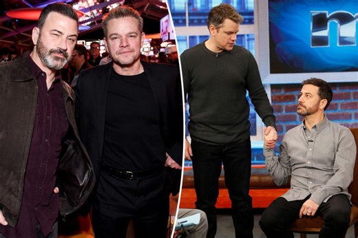 Jimmy Kimmel reveals he once saved Matt Damon from choking to death on pork ribs