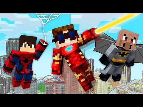 Wir RETTEN ALLE SUPERHELDEN in Minecraft!
