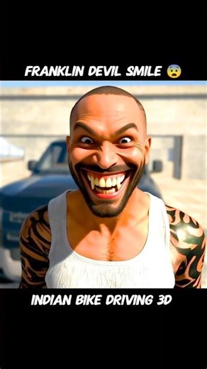 😈 Franklin Ka Devil Smile 😱 | Indian Bike Driving 3D New Horror Scene