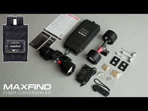 #290 Maxfind Cyber Conversion Electric Skateboard Kit & Skateboard Bag [feat.Yocgrip]