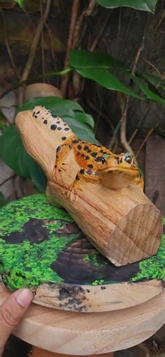 handmade Leopard Gecko #reptiles #classicwood #woodscraft #art #gecko #wooddesigner #lizard