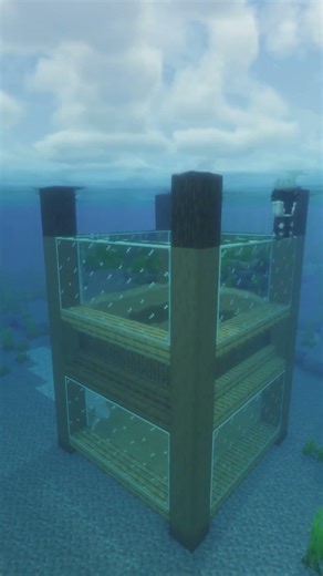 Minecraft Underwater Base ! 🏠 #minecraft #minecraftbuilding #minecrafttutorial #build