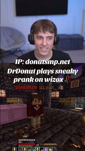 Sneaky donut #drdonut #minecraft #prank #donutsmp #minecraftpvp #minecraftmemes #minecraftclips