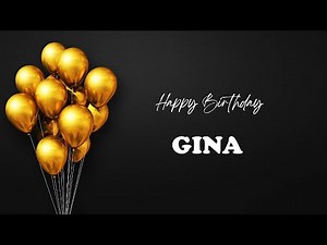 GINA Happy Birthday Song – Happy Birthday GINA