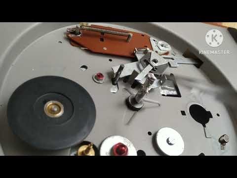 Bettor Mark 41 suitcase record player with DUAL 410 platter, transformer and burnt rectifier bridge