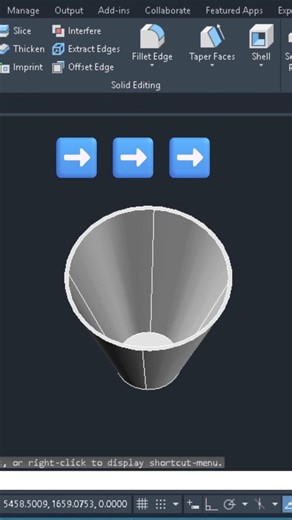 AutoCAD Tutorial | 3D drawing | ‪@cadmasteryy‬ #viral #shorts #autocad