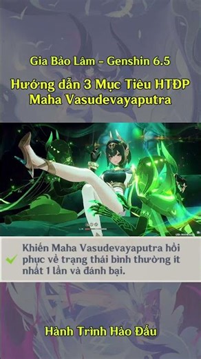Genshin 6.5 | Maha Vasudevayaputra Local Legend - 3 Objectives Guide
