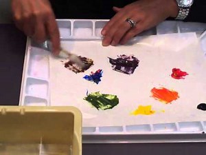 How To Mix Brown Using Acrylics