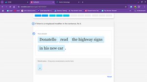 If there's a misplaced modifier in the sentence, fix it.Donat... | Filo
