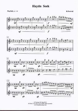 Saxophone Duet - Haydn Seek