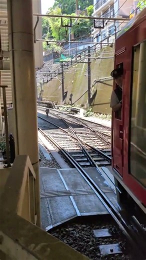 【到着】箱根登山鉄道 アレグラ号が駅に到着！駅員さんの誘導も必見