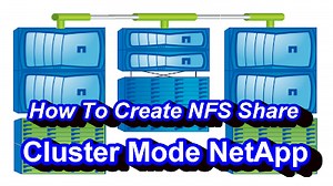 How To Create NFS Share In SVM NetApp Cluster Mode - StorageAdmin