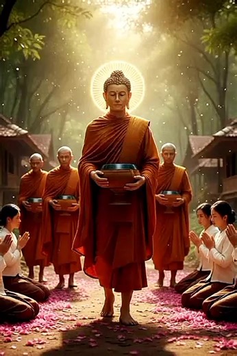 The Buddha is a model of a life that has truly reached its goal. He showed us that the ultimate destination of every life is Nirvana—freedom from all suffering.Even though he experienced every stage of life, even being a king or emperor, he was not free from suffering. So, in his final life, he gave up the throne to seek the way out of suffering—and he attained Nirvana.The Buddha once said: "Because of greed and carelessness, people fail to give. The wise, when wishing for merit, should give fir
