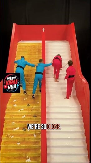 Sticky vs. Slippery Stairs Challenge: Epic Fails & Triumphs!