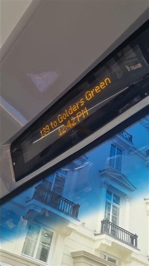 London Bus Announcement (i-bus) 139 to Golders Green #Shorts