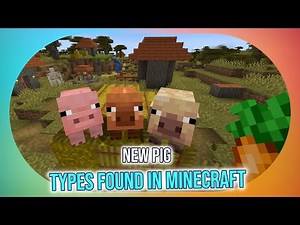 New Pig Types in Minecraft 25w02a - How to Find Cold & Warm Pigs?