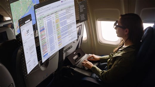 没有物理屏幕的笔记本电脑，与AR眼镜配套使用，可体验100英寸大屏