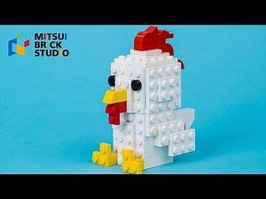 How to Build a Chicken with LEGO Bricks