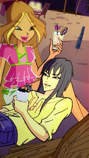 Late-night chats on the beach, your besties around… and that one person who makes your heart race. Yeah, it’s giving Winx summer vibes! 💫 #winxclub #winxclubofficial | Winx Club