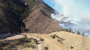 18K views · 522 reactions | As of 9 a.m. today, firefighters from the U.S. Air Force Academy and the Colorado Springs Fire Department have the West Monument Creek Fire on the U.S. Air Force Academy 20 percent contained. The fire has burned 168 acres. This footage was taken yesterday. Post edited to add that this video was taken yesterday. | United States Air Force Academy | Facebook