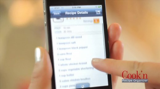 Download the Cook'n App to organize your recipes and make mealtime memorable. | Cook'n