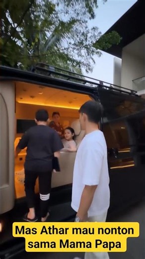 Citra Kirana and Rezky Adhitya take the kids to the mall